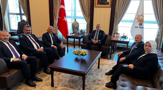 Başkan Büyükkılıç'tan AK Parti Genel Başkan Vekili Elitaş'a Ziyaret